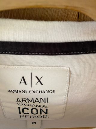 Camiseta Armani Exchange AX Blanca Chico