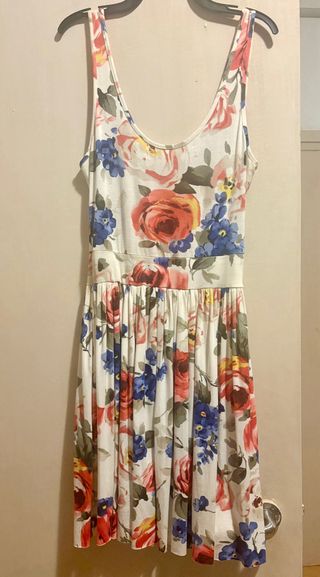 Vestido floral ZARA Talla S