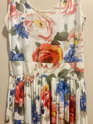 Vestido floral ZARA Talla S