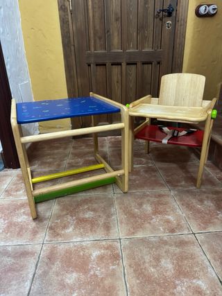 Trona evolutiva madera