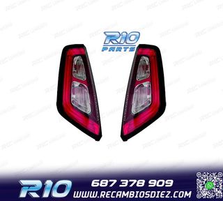 PILOTOS FIAT PUNTO EVO 09- LED CERCO ROJO