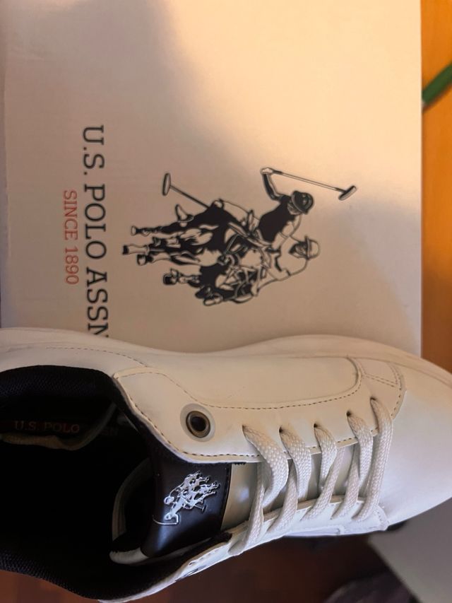 Scarpe Polo Ralph Lauren bianche e nere