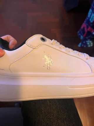 Scarpe Polo Ralph Lauren bianche e nere