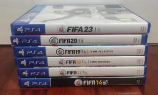 Pack Juegos PS4 FIFA 17, 18, 19, 20,22, 23+NBA+WWE