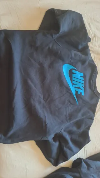 Conjunto Chándal Nike Negro y Azul 