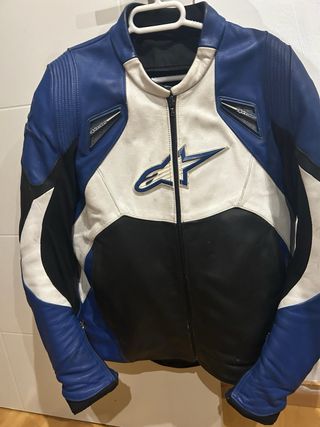 Mono de Moto Alpinestars Azul/Blanco