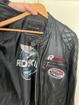 Chaqueta de piel Redskins Talla XXL
