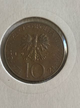 Lote monedas Polonia 7 monedas tipos diferentes 