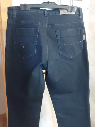 Pantalón Vaquero Mujer Negro