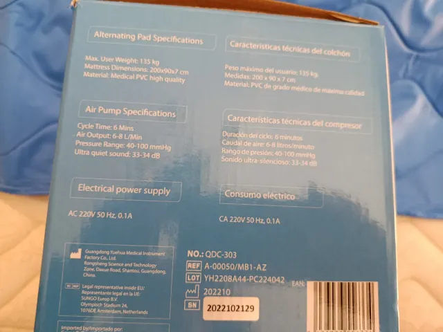 Colchón anti escaras MOBICLINIC