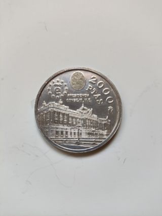 Moneda Plata 2000 Pesetas 1995 nueva