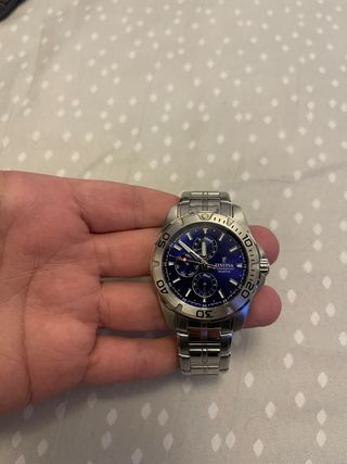 Reloj Festina Cronógrafo Azul y Plateado