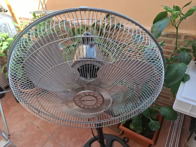 Ventilador 100W Negro/Plata