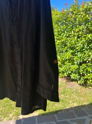 Camicia stile cinese nera