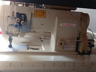 Máquina de coser SunStar doble aguja