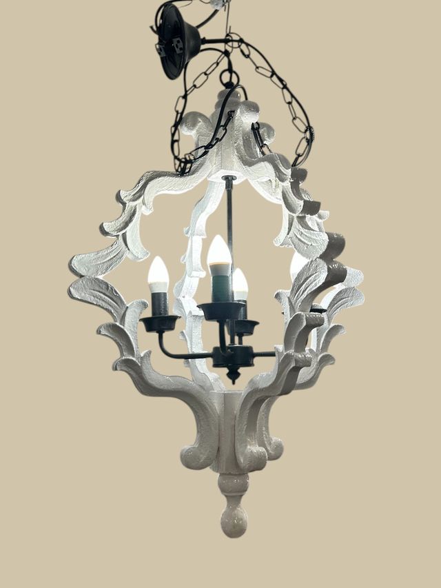 Lámpara de techo de madera