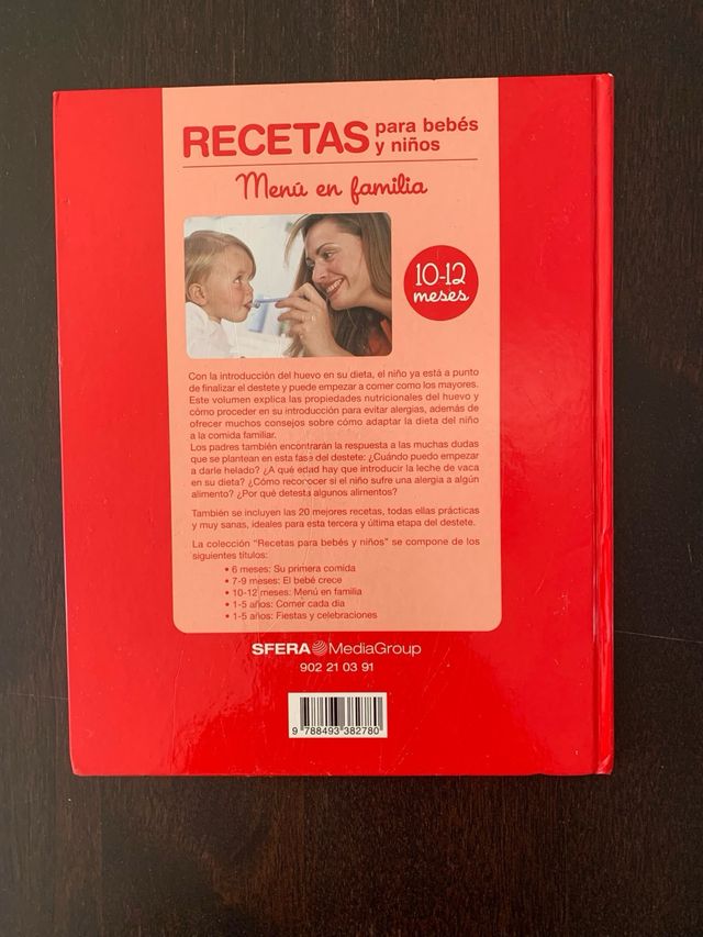 Libro Recetas Bebés y Niños