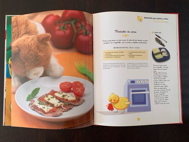 Libro Recetas Bebés y Niños