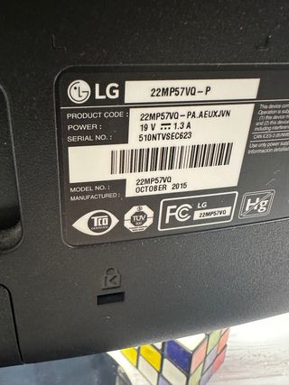 Pantalla LG 22MP57VQ-P 22 IPS LED