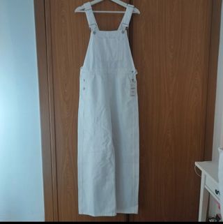 Peto vaquero blanco Zara Talla S