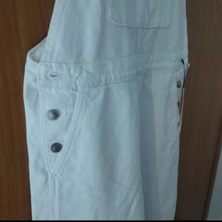 Peto vaquero blanco Zara Talla S