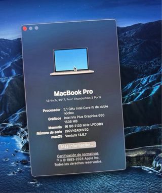 MacBook Pro 13 2017 i5 3.1GHz