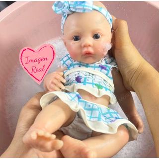 Bebé reborn muñeca silicona flexible 