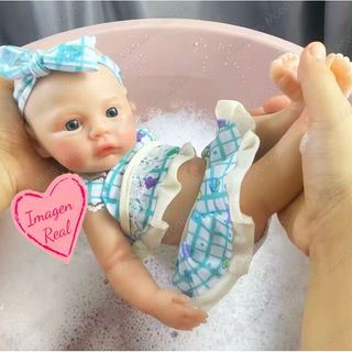 Bebé reborn muñeca silicona flexible 