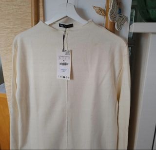Jersey Zara beige talla S