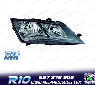 FARO DCH PARA SEAT LEON 12-16 FONDO NEGRO