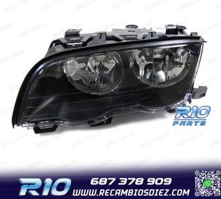 FAROS BMW SERIE 3 E46 4 PUERTAS 98-01 FONDO NEGRO