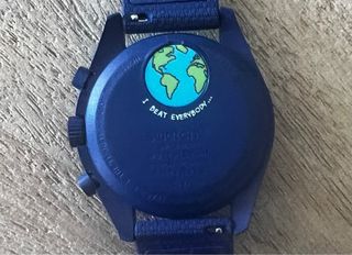 Omega Swatch Mission to Earthphase Moonshine Gold