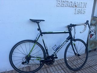 Bicicleta Carretera Cannondale XL Negra/Verde