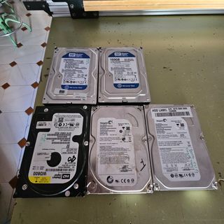 5 Discos Duros Internos 3.5 Varias Marcas SATA
