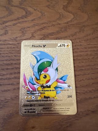 Cartas Pokémon Vuelo V Doradas Metálicas