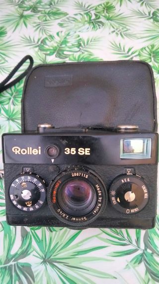 Rollei 35 SE Cámara Fotos Vintage Negra