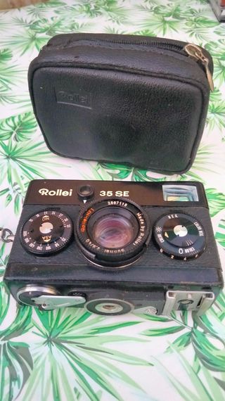 Rollei 35 SE Cámara Fotos Vintage Negra