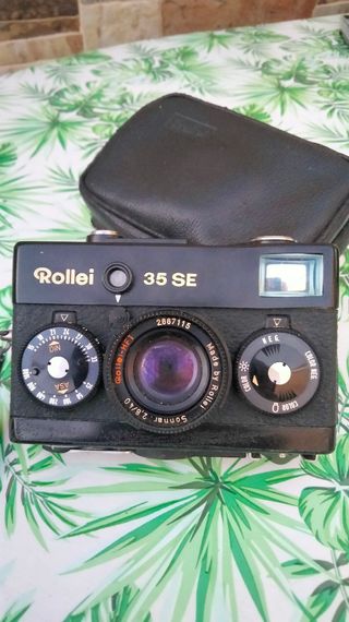 Rollei 35 SE Cámara Fotos Vintage Negra