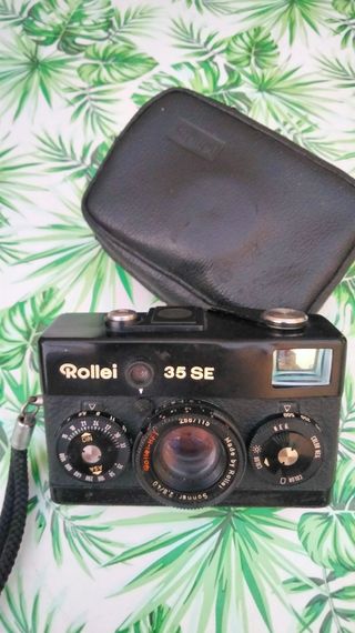 Rollei 35 SE Cámara Fotos Vintage Negra