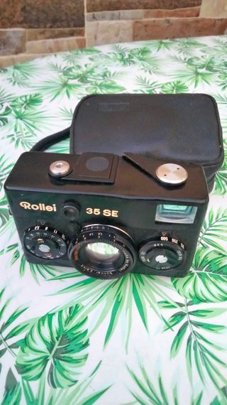 Rollei 35 SE Cámara Fotos Vintage Negra