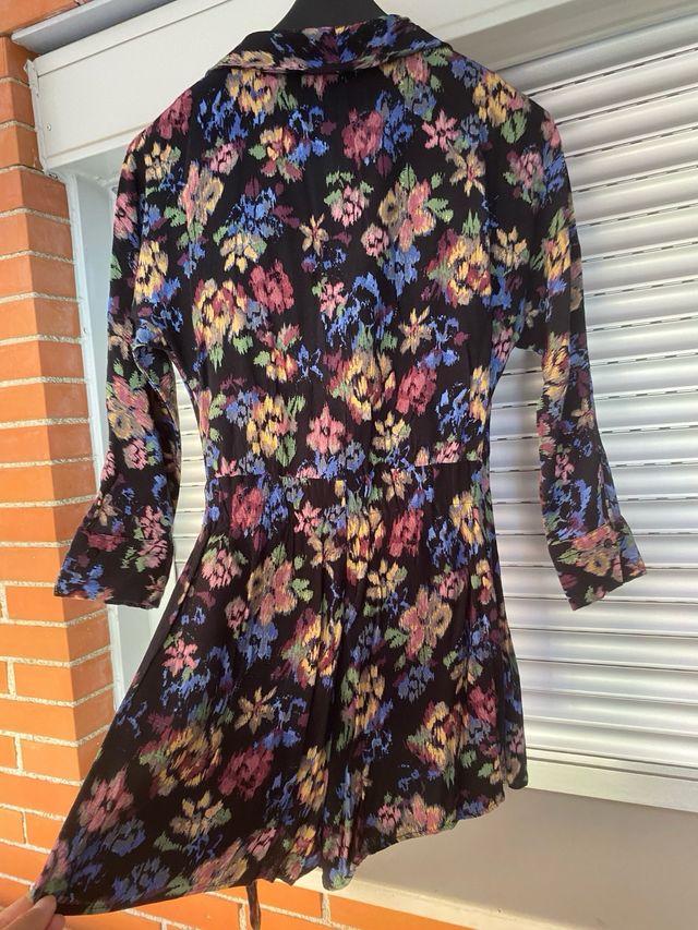 Mono corot cruzado floral Zara