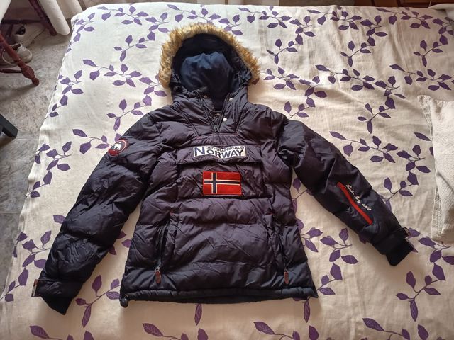 Anorak Geographical Norway Azul Talla M