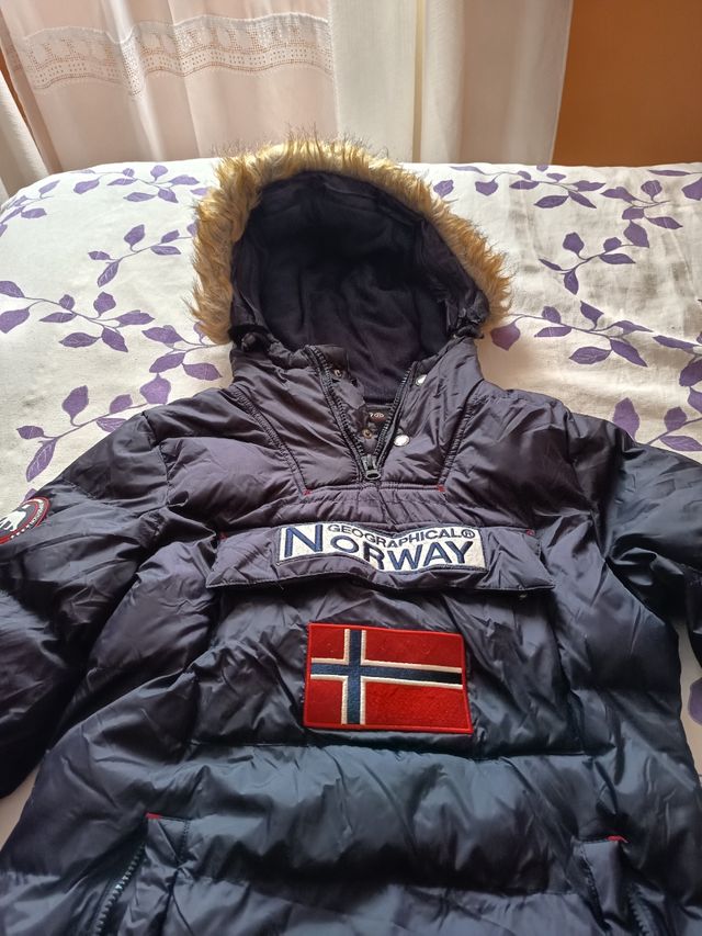Anorak Geographical Norway Azul Talla M