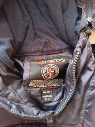 Anorak Geographical Norway Azul Talla M