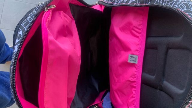 Zaino Seven nero e fucsia 7.1