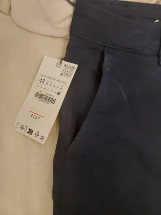 Pantalón skinny azul