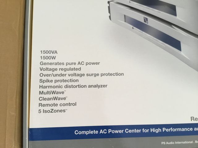 PS Audio Filtro Estabilizador 1500VA