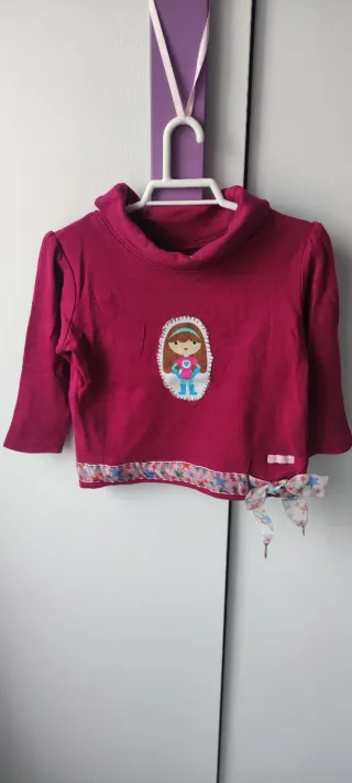 Camiseta bebé hecha a mano 9-12 meses