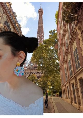 Pendientes Pop Art, pendientes geométricos, joyas 
