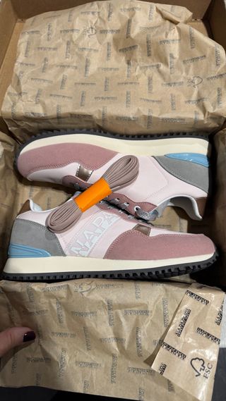 Zapatillas Napapijri Mujer Rosa y Plata